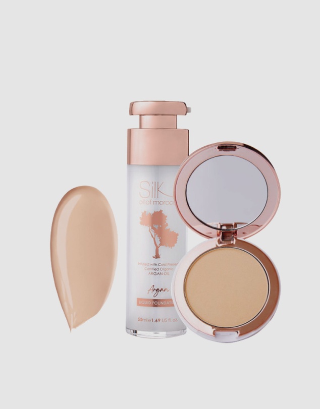 Silk Oil of Morocco - Silk Oil of Morocco Perfect Match Foundation - Value Pack - Ivory