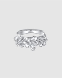 Elli Jewelry - Ring Flower 925 Sterling Silver