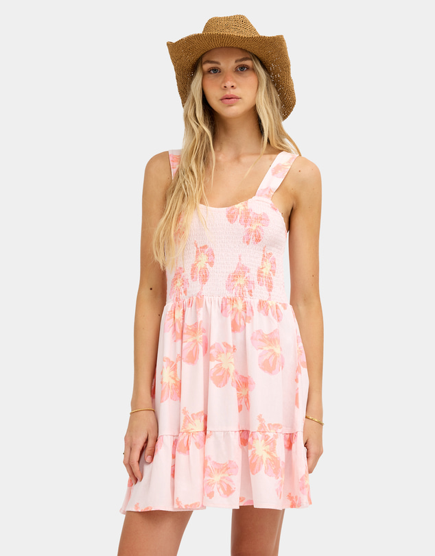 Roxy - Womens Floral Rain Mini Dress