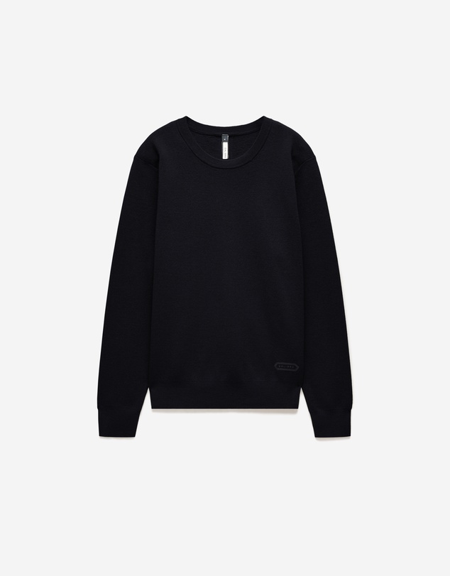 Calibre - Merino Wool Crew Neck Sweater Black