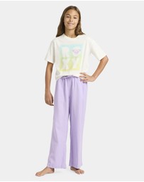 Roxy - Girls 4 to 16 Lekeito Break Linen Pants