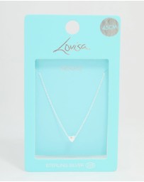 Lovisa - Sterling Silver Heart Pendant Necklace