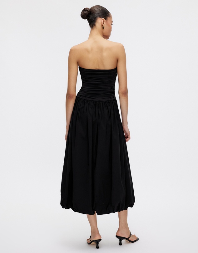 Minima Esenciales - Gracen Bubble Hem Midi Dress