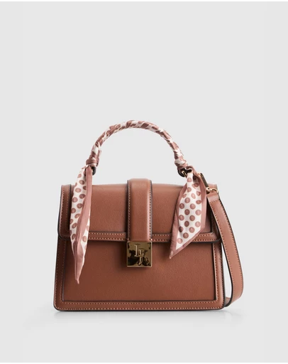 Laura Jones - Scarf Top Handle Bag