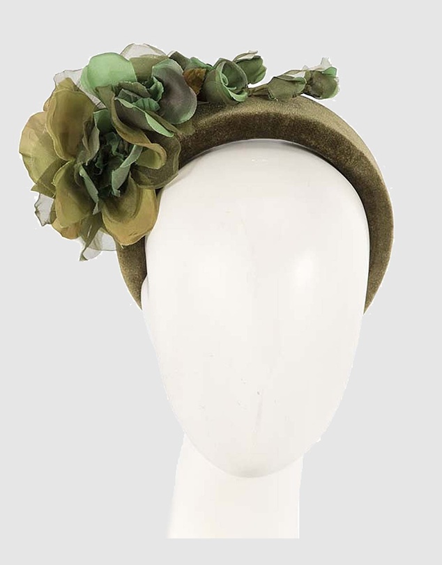 Max Alexander - Velvet Flower Fascinator Headband