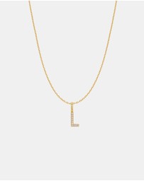 Ania Haie - Ania Haie Gold Letter L Initial Necklace