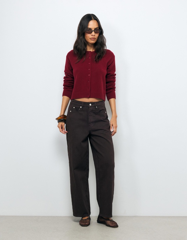AERE - Sadie Merino Wool Cardigan