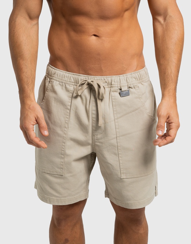 Coast Clothing - Biarritz Canvas Shorts - Natural