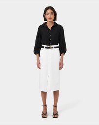 Forcast - Giulia Gold Button Blouse