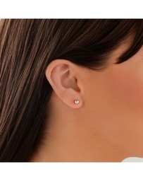 Michael Hill - 5mm Ball Stud Earrings in 10kt White Gold