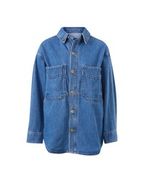 Ceres Life - Bobbi Side Pocket Denim Shacket