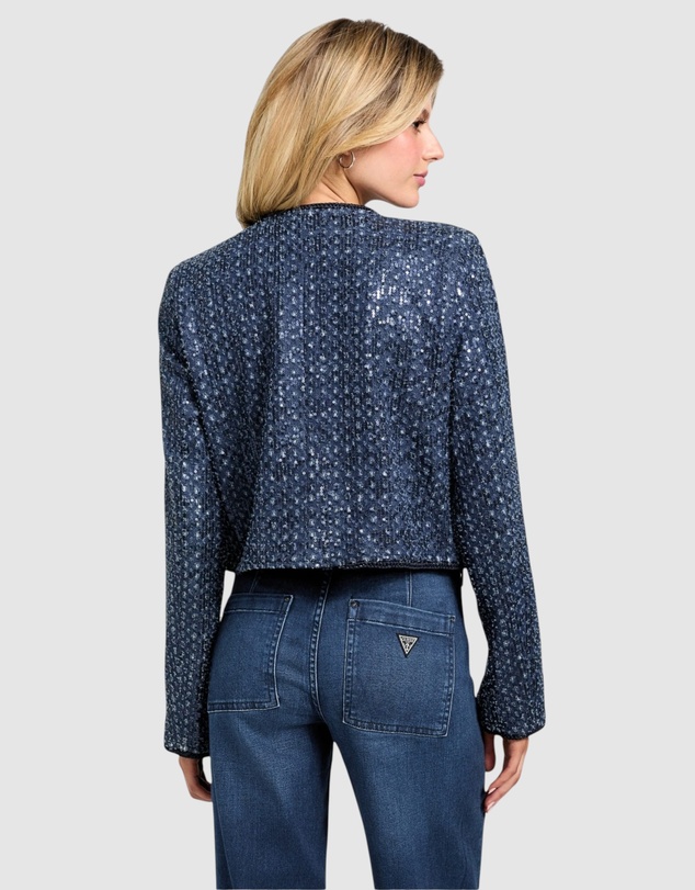 GUESS - Elisa Sequin Denim Jacket