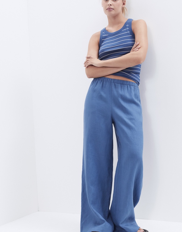 UNISON - Essential Linen Wide Leg Pant