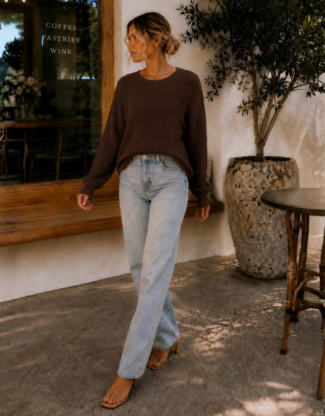 Esther & Co - Joansy Knit - Chocolate