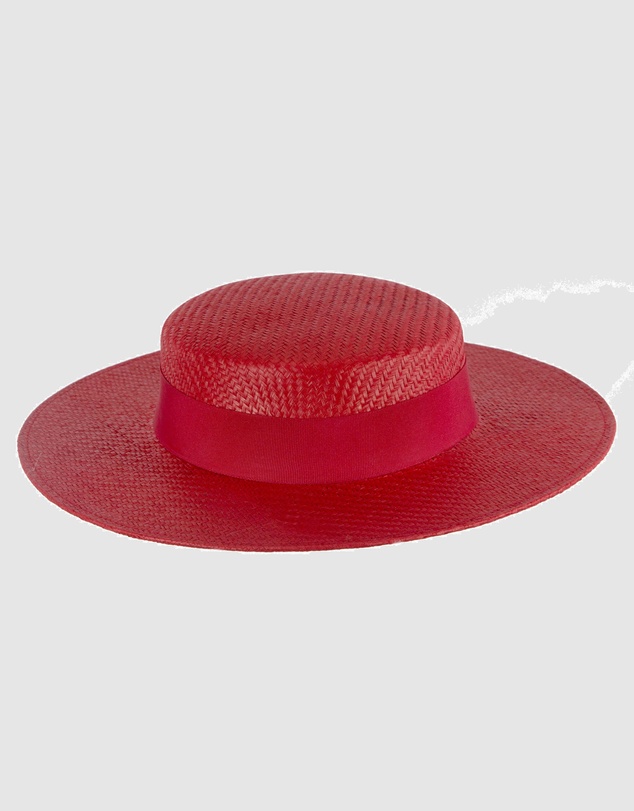 Max Alexander - Red Boater Hat