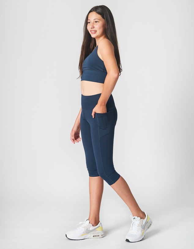 School Active Sports - SAS Active Crop Top and 3/4 Leggings Bundle