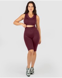 B Free Intimate Apparel - Seamless High Waist Long Biker Shorts