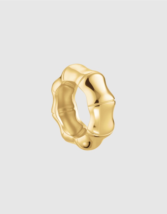 Rosefield - Statement Bamboo Gold-Tone Ring