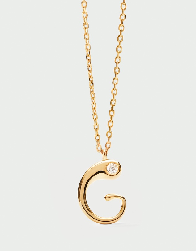 PDPAOLA - Initial 2026 G Pendant Necklace
