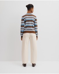 Country Road - Stripe Knit Cardigan