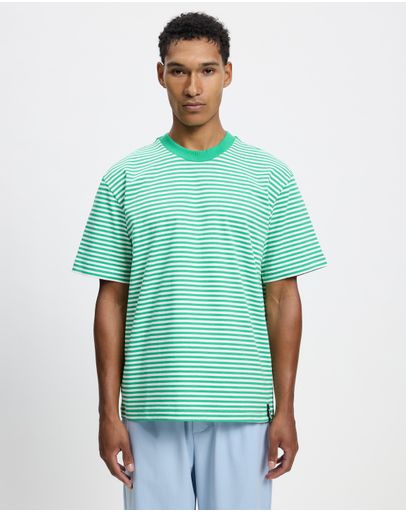Off White & Bright Green