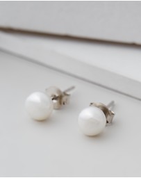 Moira Hughes - The White Label - Freshwater Pearl Studs