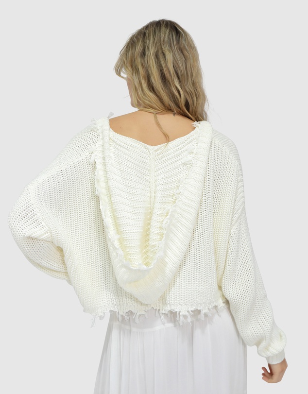 Belle & Bloom - Another Love Fringe Zip Knit