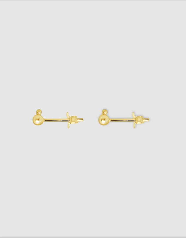 Ichu - Tiny Details Studs Gold