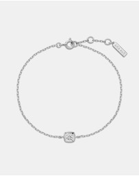 Ania Haie - Ania Haie Silver Modern Bezel-Set Solitaire Bracelet