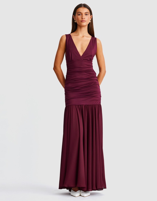 SNDYS - Neve V-Neck Maxi Dress
