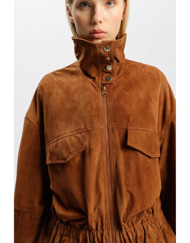 Bardot - Anja Genuine Suede Jacket