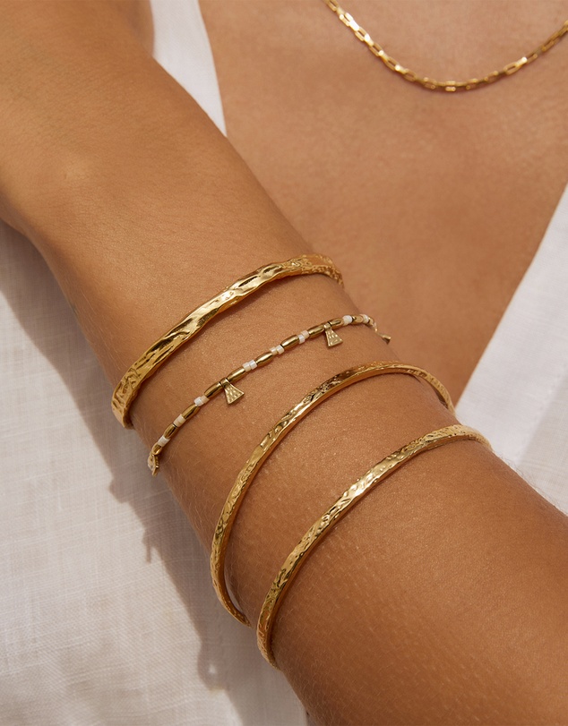 Arms Of Eve - Natalia Gold Bracelet - Vanilla