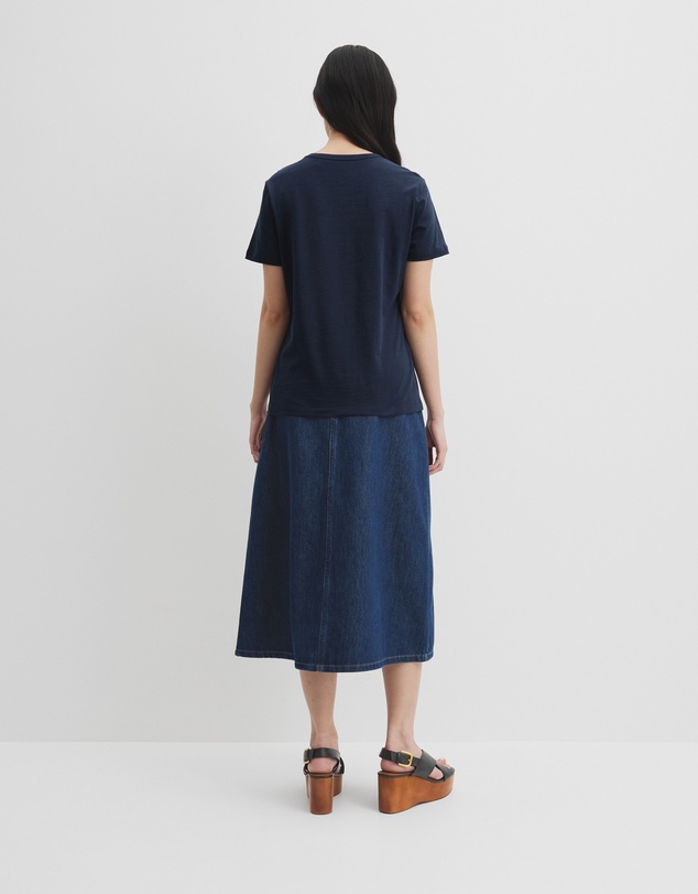 Country Road - Australian Good Earth Cotton Slub Short Sleeve T-shirt