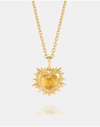 Rachel Jackson - Electric Love November Birthstone Heart Necklace