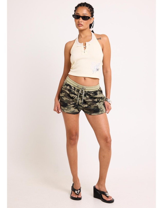 Neon Hart - Waffle Halter Top