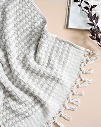 Miss April - Pompom Hand Towel