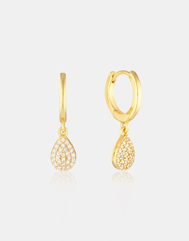 The Silver Collective - Linda Drop Earrings