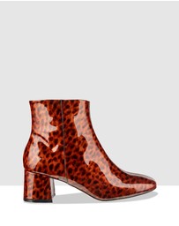 Habbot - Moor Heeled Ankle Boots