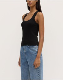 Assembly Label - Robyn Scoop Neck Rib Tank