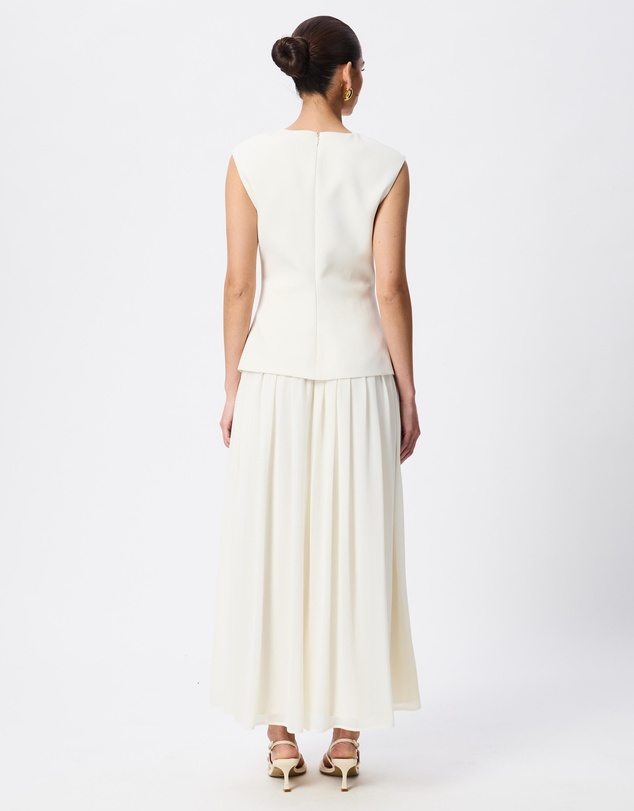 Tussah - Philippa Sleeveless Sheer Skirt Maxi Dress