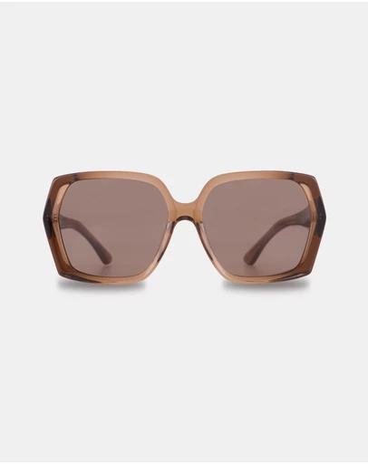 SABEN - Remi Sunglasses Sheer Brown
