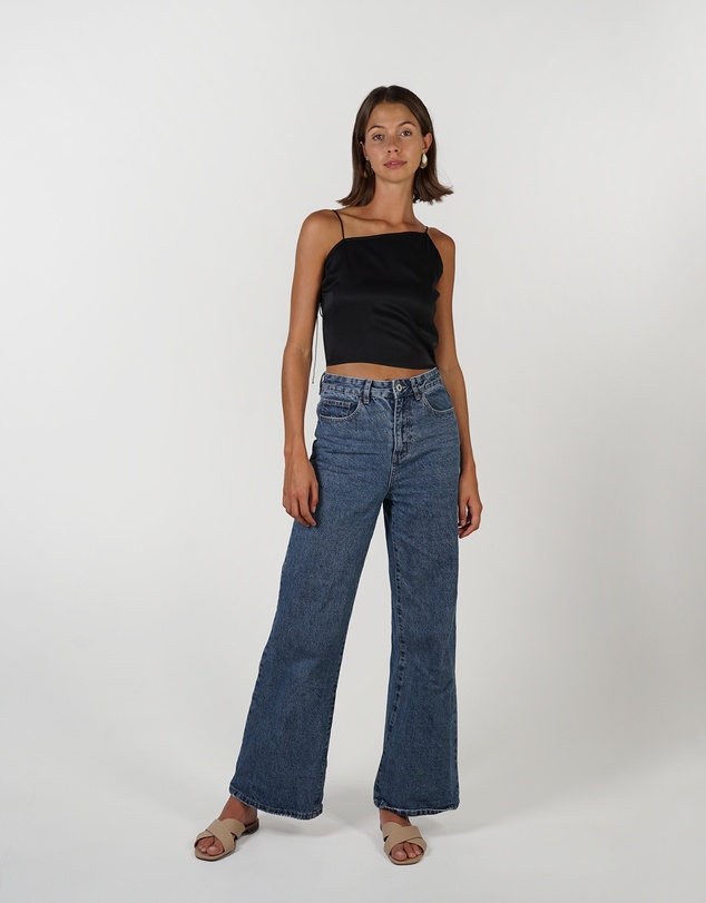 Lydan The Label - Asymmetrical Silk Top