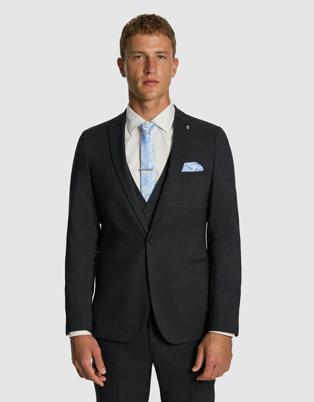 yd. - Lukey Skinny Stretch Suit Jacket
