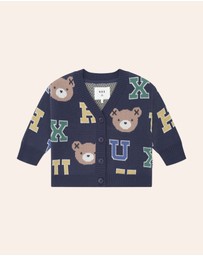 Huxbaby - Varsity Letter Hux Cardigan - Babies-Kids