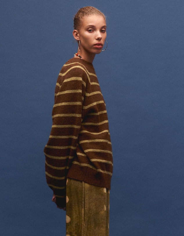KINGA CSILLA - Umore Stripe Knit Jumper