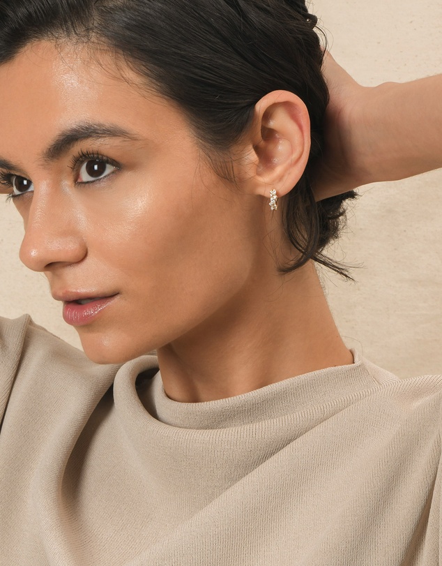 Forcast - Morroca 16k Gold Plated Earrings