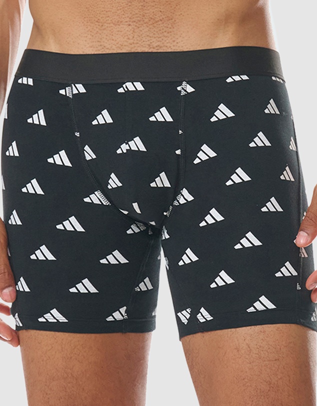 adidas Sportswear - 3 Pack Active Flex Cotton Boxer Brief Underwear