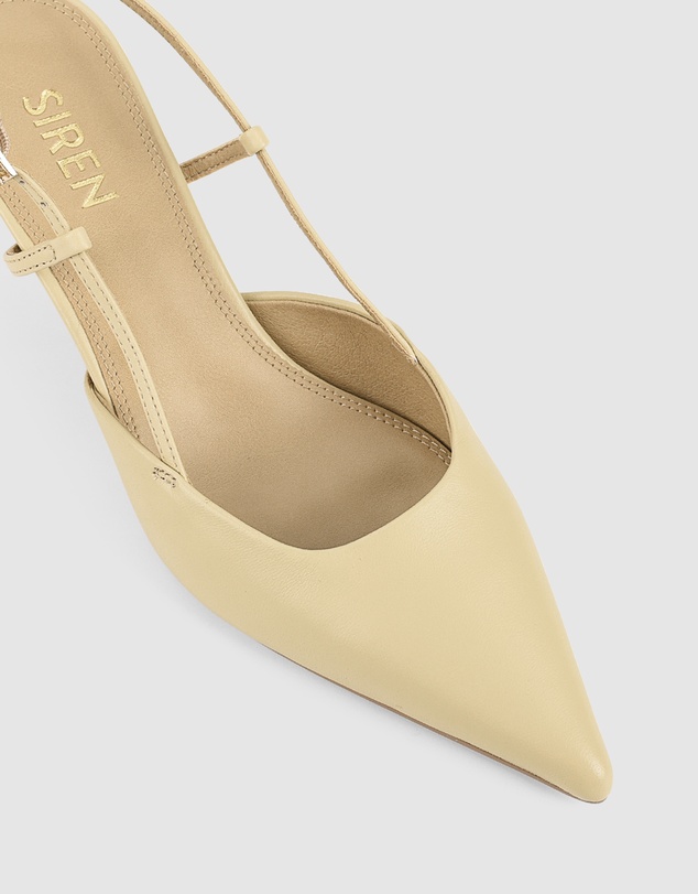 Siren - Yoyo Slingback Kitten Heels