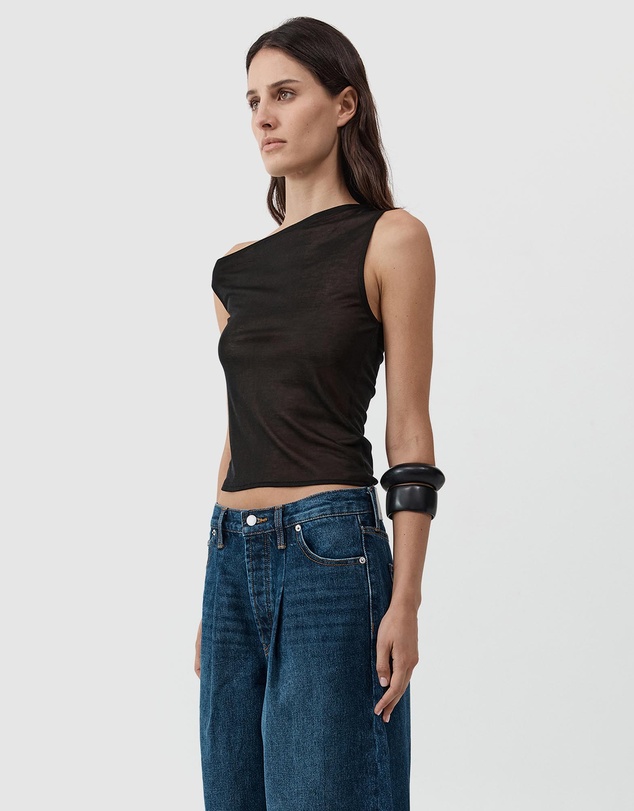 St. Agni - Fine Jersey Asymm Top