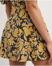 The Fated - Puff Sleeve Mini Dress